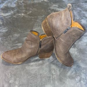 Lucky Brand Ankle Zip Booties